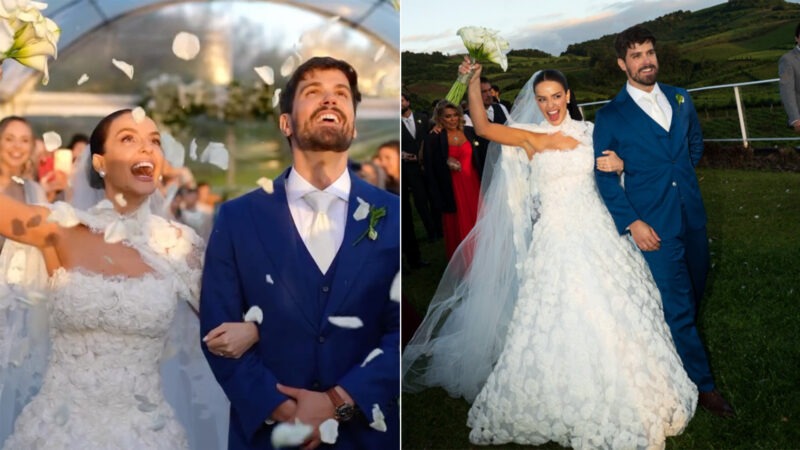 Ex-TV Globinho, Eric Surita se casa com Djessica Surita em cerimônia romântica no Rio Grande do Sul