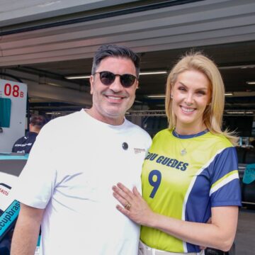 Edu Guedes ganha surpresa de Ana Hickmann em primeira corrida após cirurgia para retirada de câncer no pâncreas