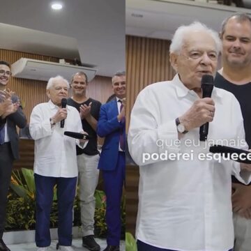 Ator Othon Bastos recebe homenagem na Câmara Municipal de Tucano