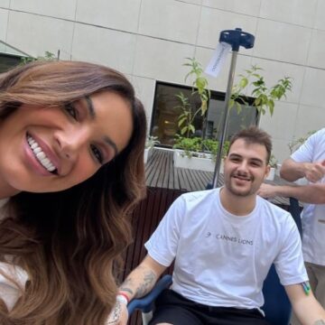 Patrícia Poeta celebra alta do filho após sete semanas em hospital