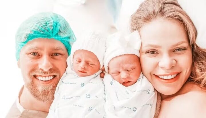 Paulinha Leite celebra alta do filho após parto prematuro de gêmeos: “Longos oito dias”