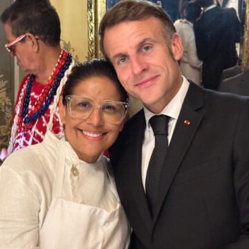 Presidente da França ganha jantar após participar da abertura de festival em Salvador