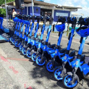 Patinetes elétricos chegam à Cidade Baixa e Salvador anuncia novas ações de segurança e educação no trânsito