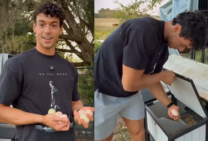 Após ganhar competição de fisiculturismo, filho de Carla Perez e Xanddy mostra roça que tem em casa