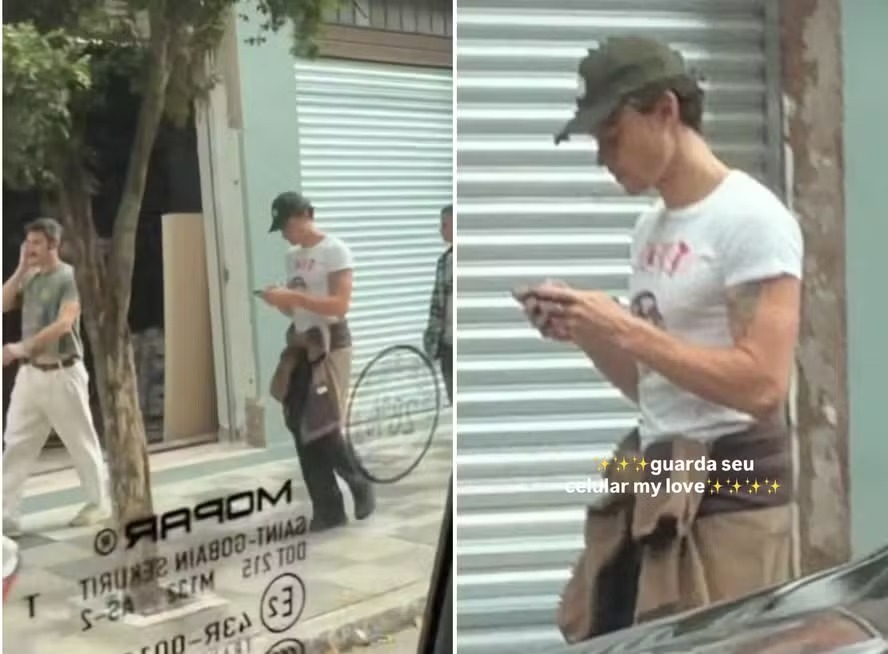 Após dias entre Salvador e Rio, Shawn Mendes é visto caminhando pelas ruas de São Paulo