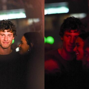 Bruna Marquezine e Shawn Mendes curtem juntos show de Dua Lipa em SP