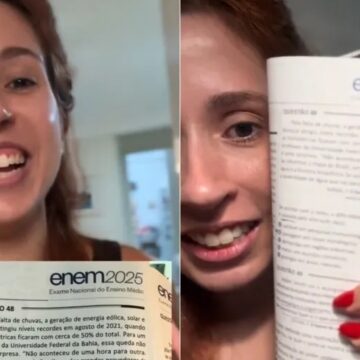 Jornalista baiana viraliza após encontrar reportagem assinada por ela no Enem