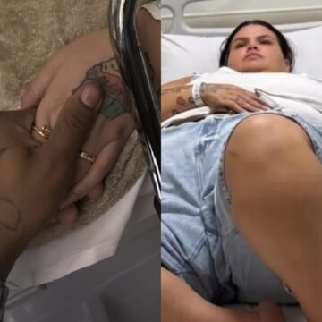 Marido de Thais Carla desabafa após dançarina desmaiar e revela diagnóstico: ‘Isso ajudou’