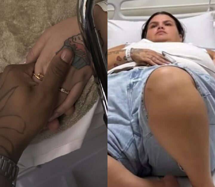 Marido de Thais Carla desabafa após dançarina desmaiar e revela diagnóstico: ‘Isso ajudou’