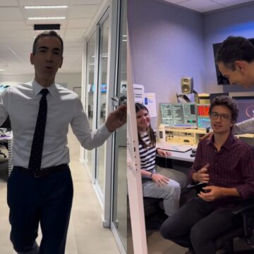 César Tralli mostra bastidores do Jornal Nacional: ‘Pura dedicação’