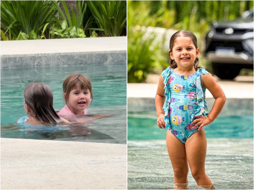 Filhas de Zé Felipe esbanjam fofura ao cantar a música do pai com Ana Castela