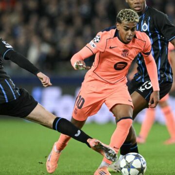 Yamal marca golaço à la Messi na Champions e agita a web; veja vídeo