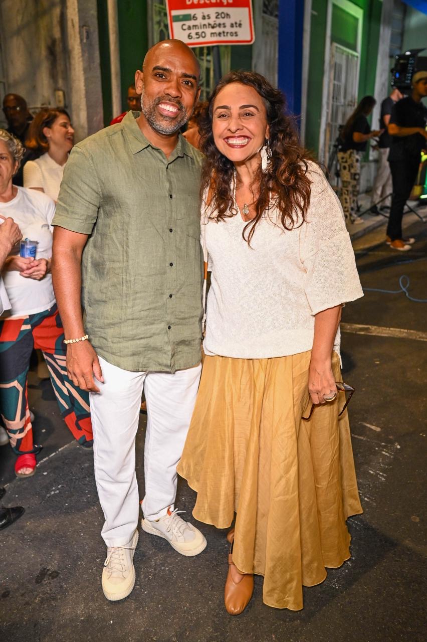 Júlio Paranaguá e Elaine Hazin