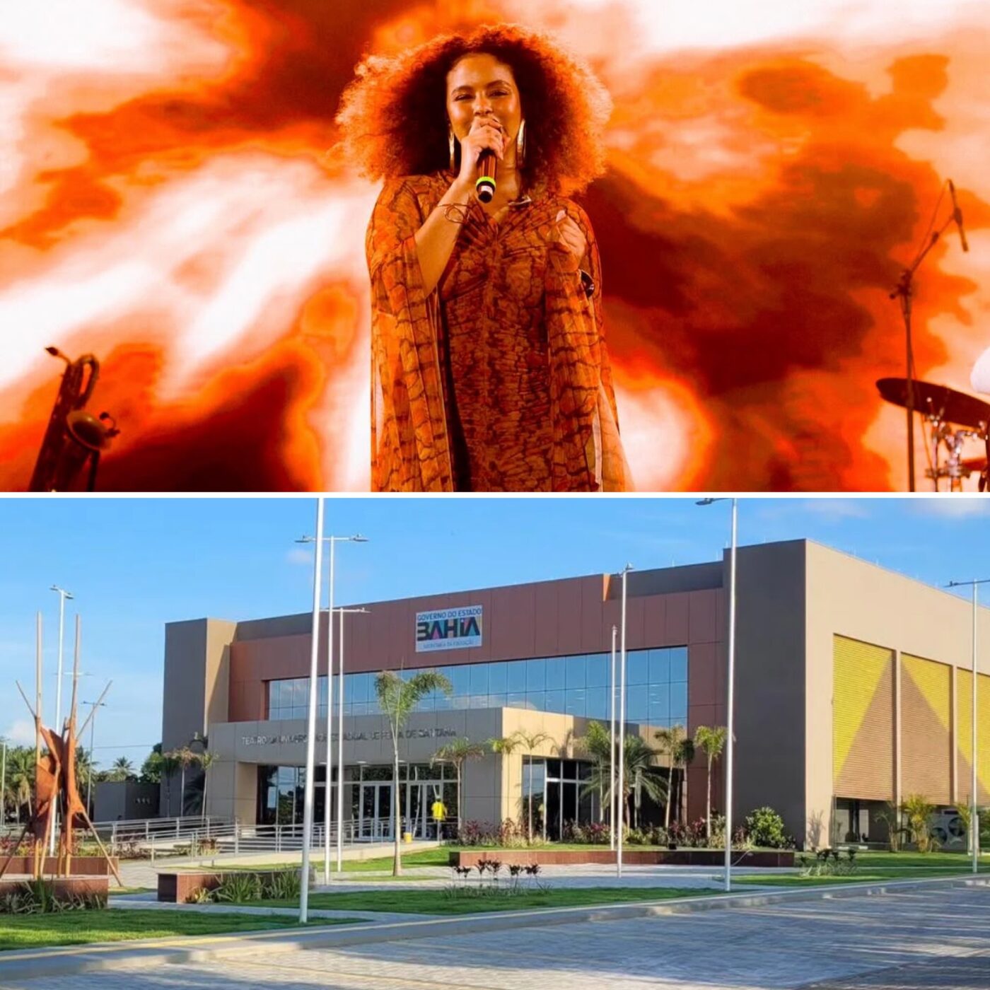 Novo teatro em Feira de Santana inaugura nesta quarta (10) com show gratuito de Rachel Reis