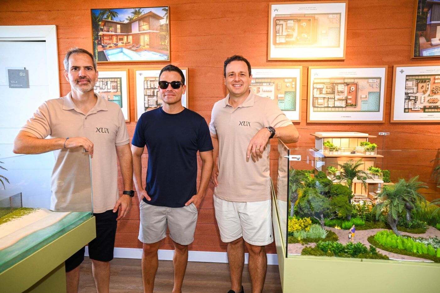 Hassan Luedy, Bruno Ramalho e Marcelo Castro Lima