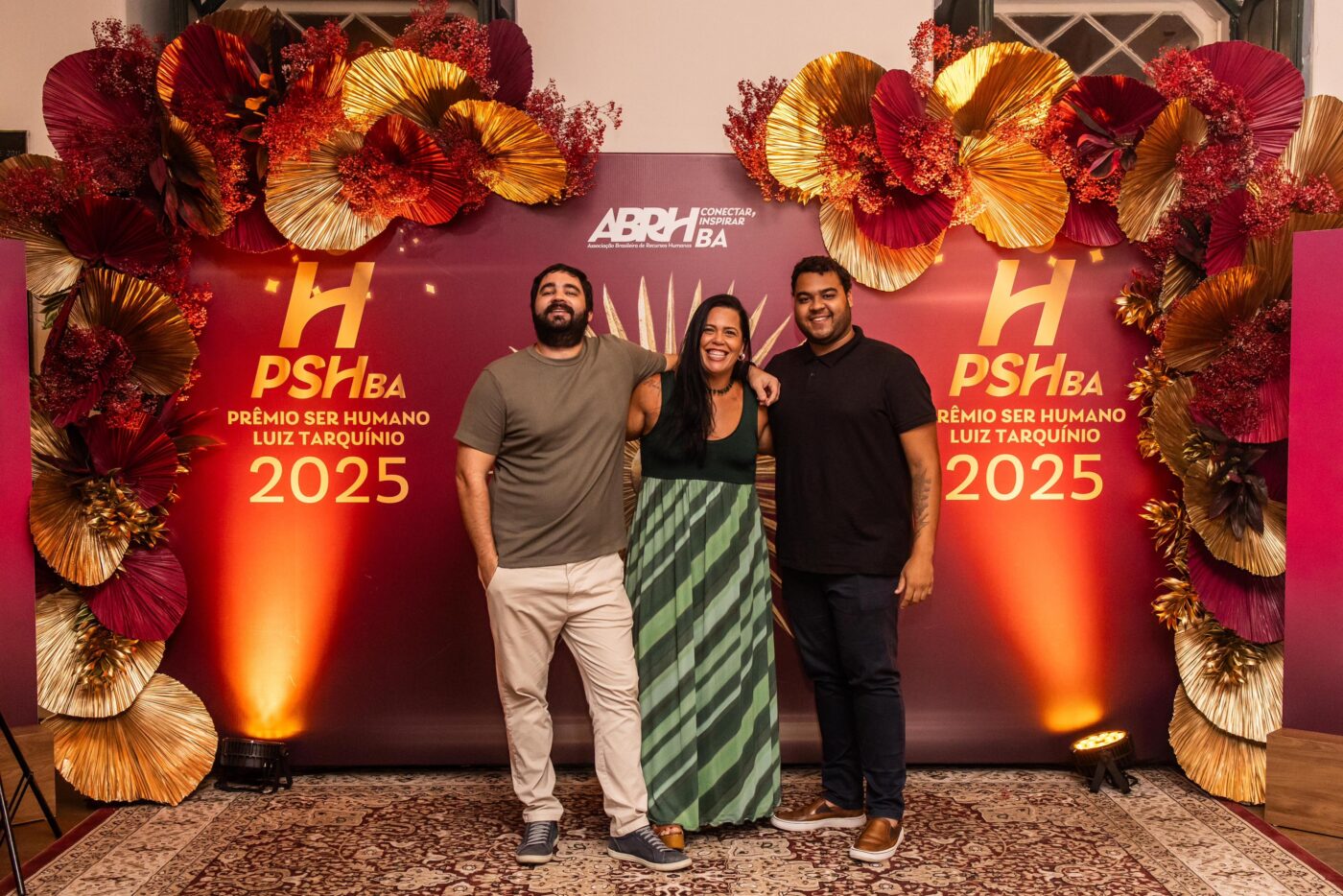 Emerson Andrade, Carol Ferreira e Guto Santos