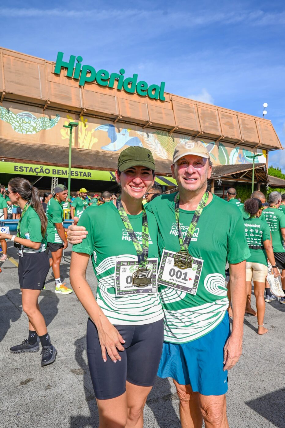 Amanda Vasconcelos e João Gualberto