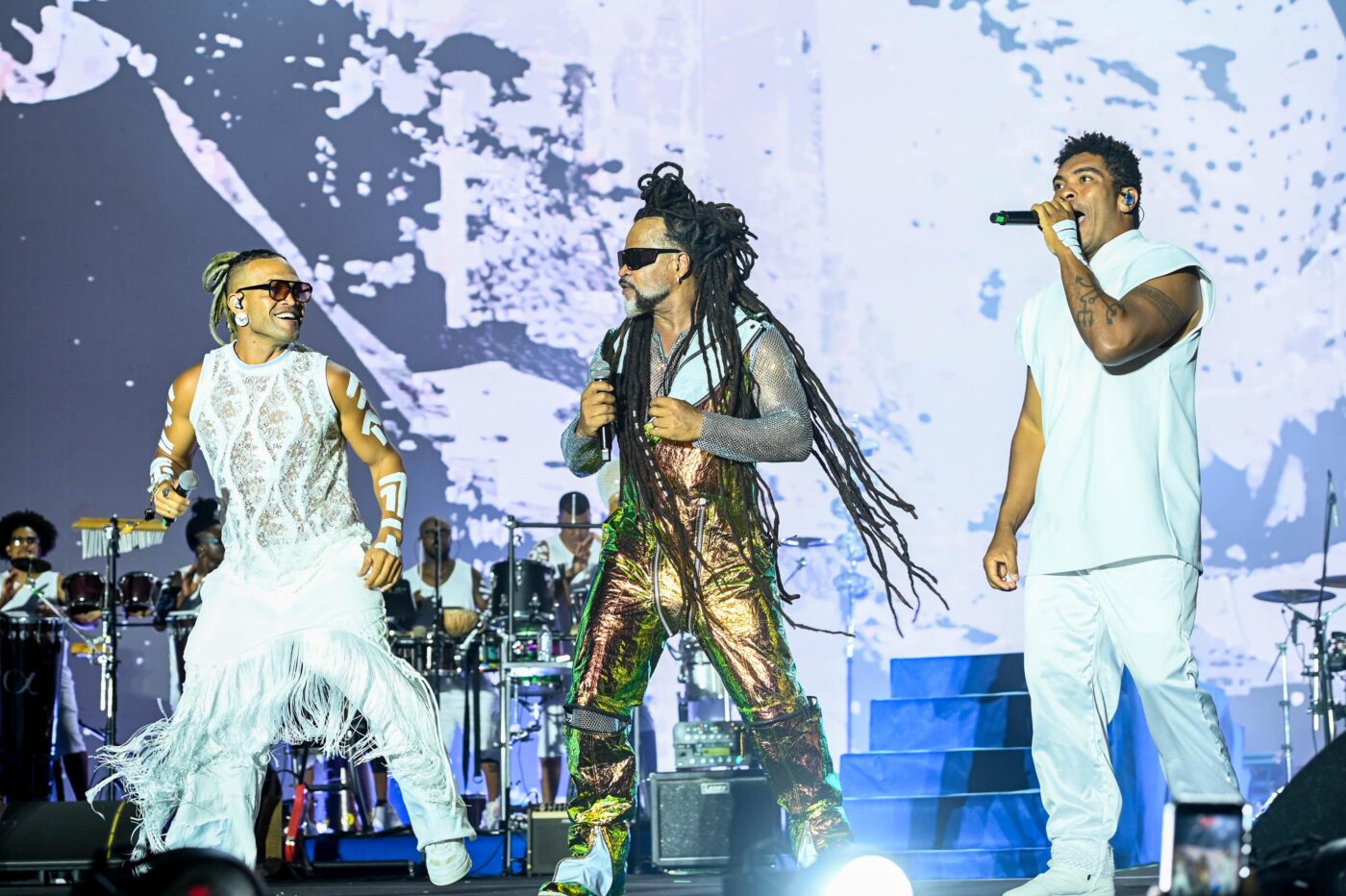 Buja Ferreira, Carlinhos Brown e Denny Denan