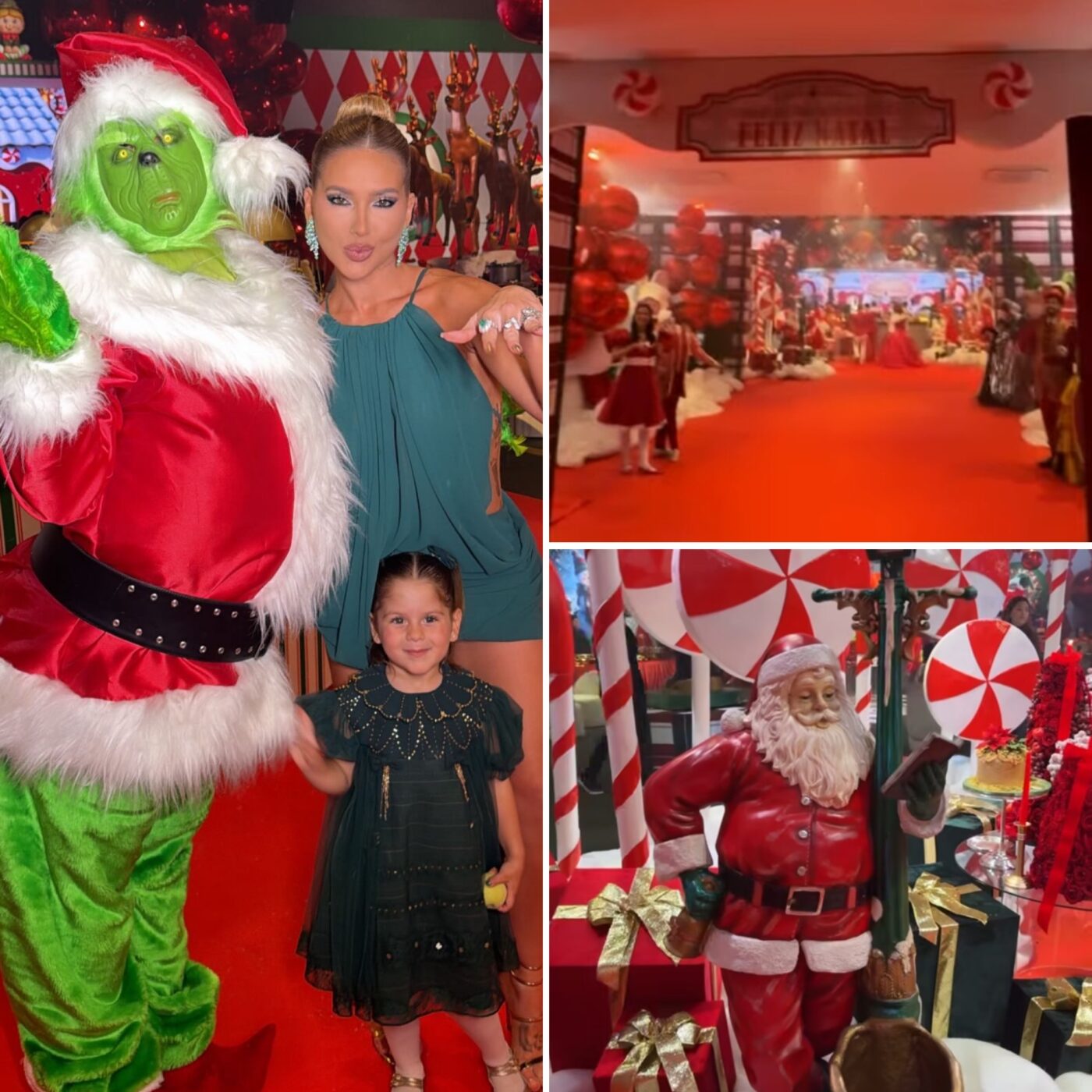 Virginia Fonseca antecipa Natal com festão e presença de Vini Jr.