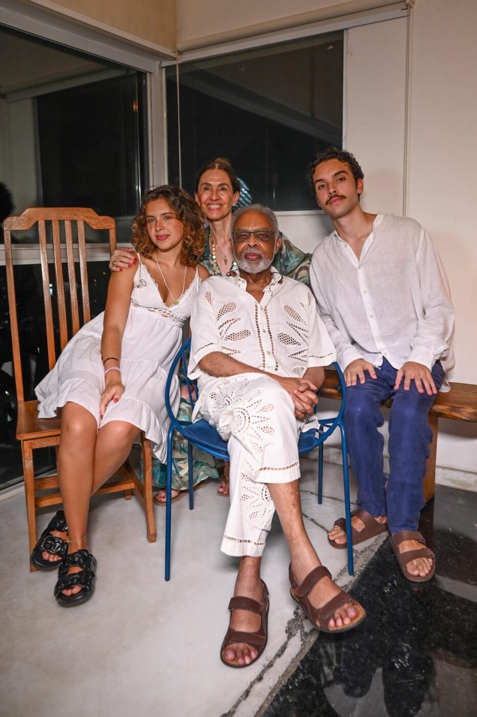 Flor, Flora, Gilberto e Bento Gil