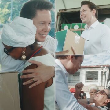 Bispo Bruno Leonardo distribui mais de mil cestas em Salvador