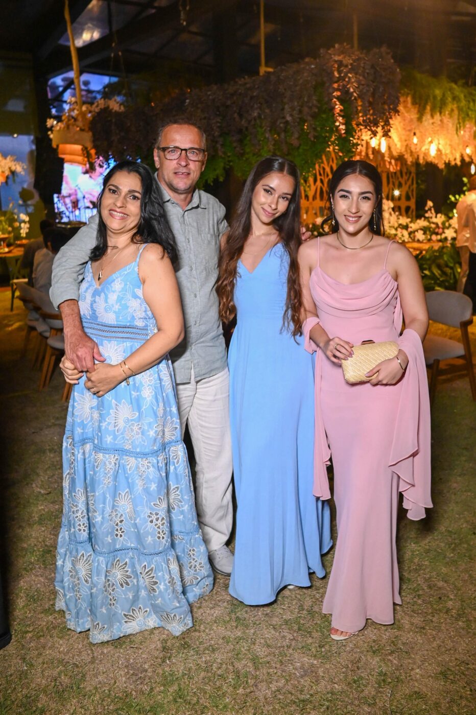 Rosany, Washington, Rafaela e Fernanda Silva Santos