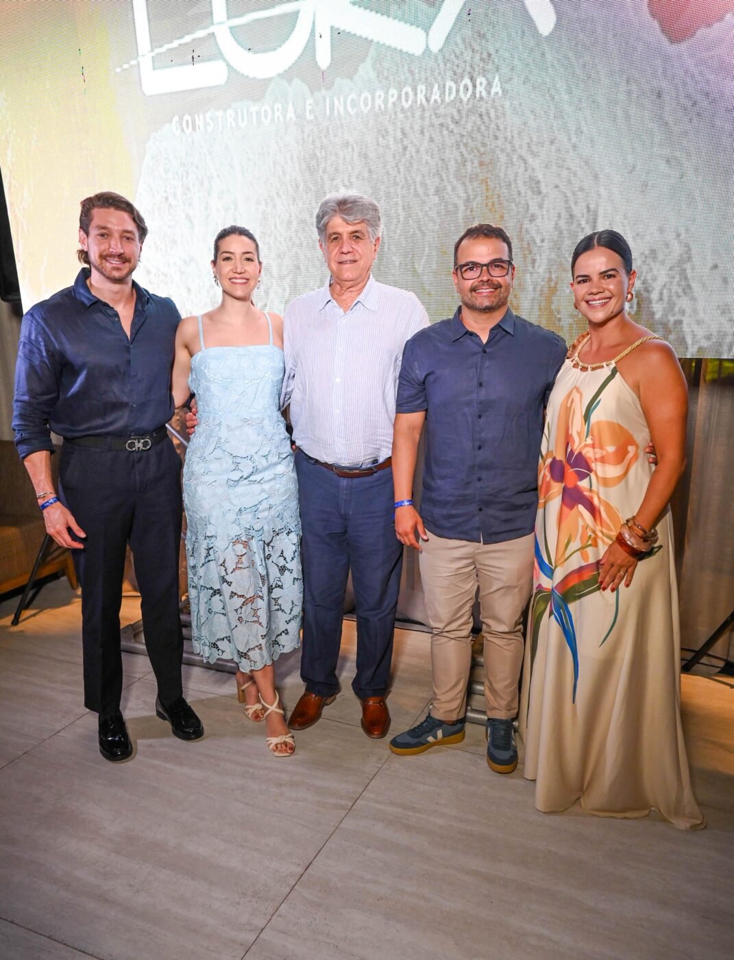 Filipe, Priscila, Silvio Agra, Lucas e Daiene Passos