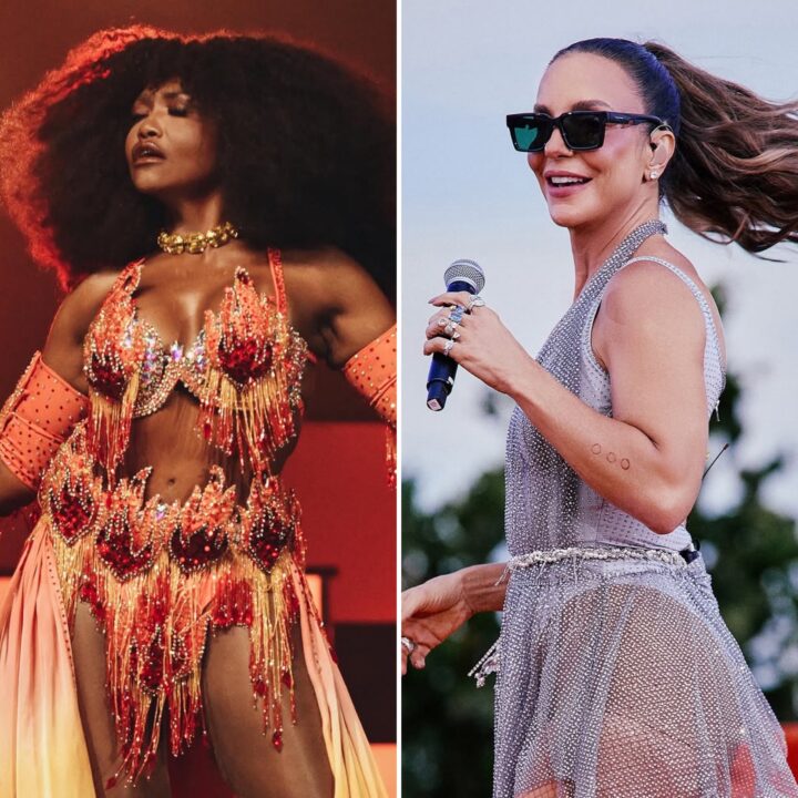 Gaby Amarantos surpreende ao citar Ivete Sangalo durante improviso no Prêmio Multishow