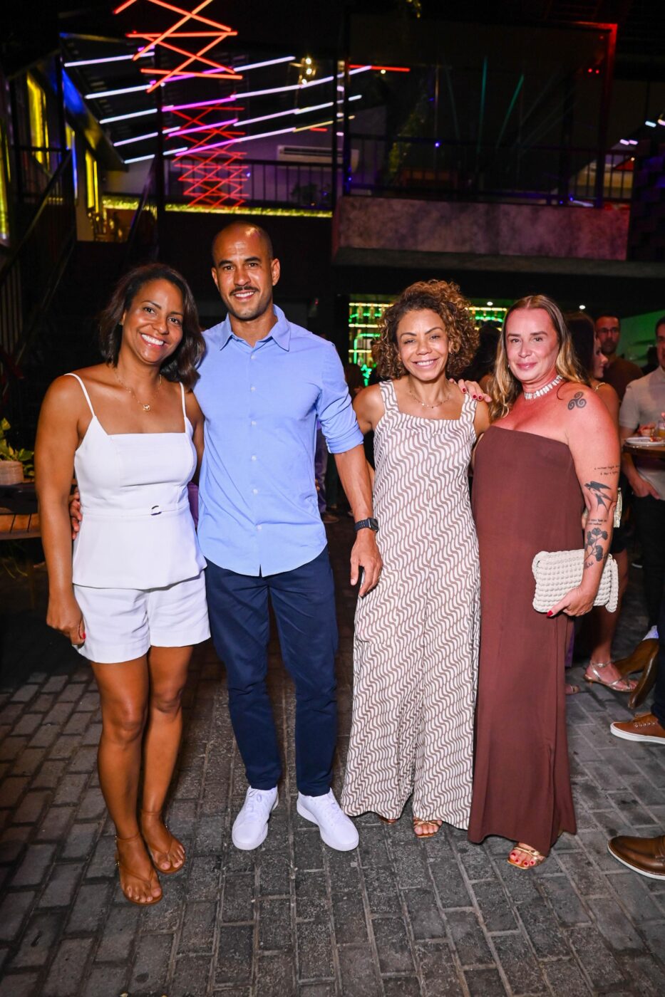 Déborah Almeida, William Valente, Shayne Menezes e Vânia Vizeu