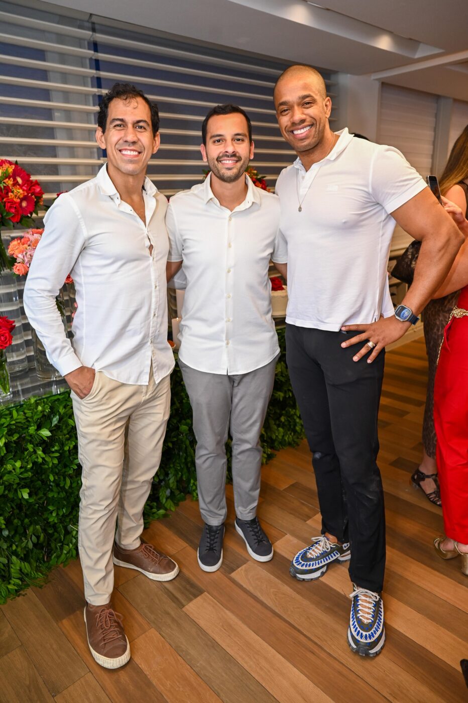 Marcio Cabral, Caio Xavier e Dagson Sales