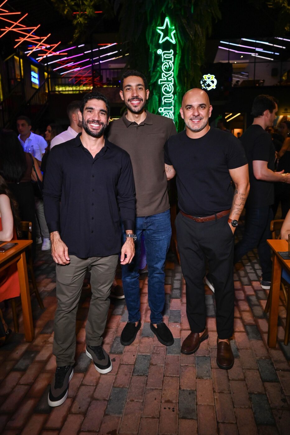 Gustavo Nilo, Rodrigo Martins e Jonatan Albuquerque