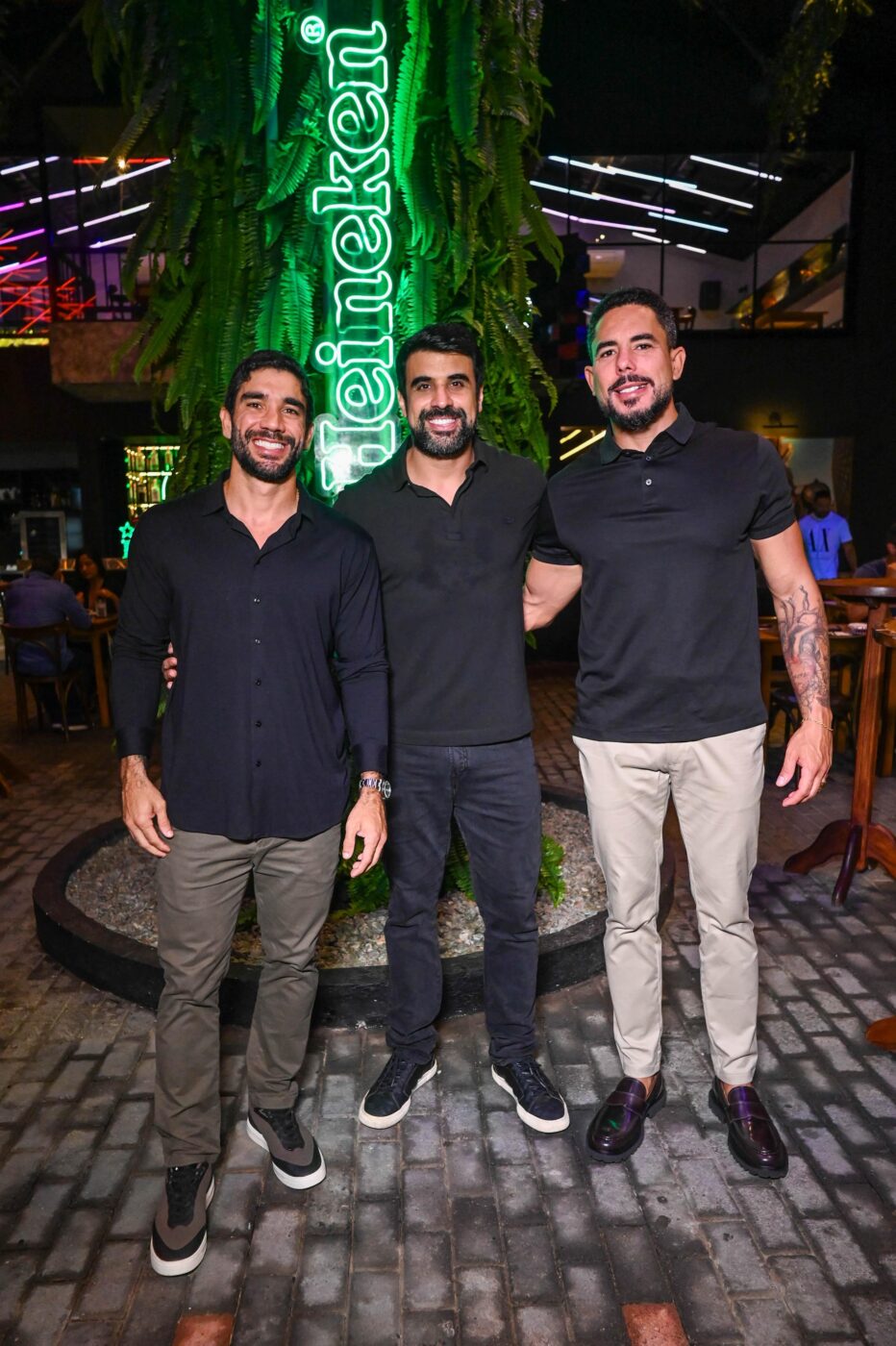Gustavo Nilo, Thiago Hanna e Jonathan Café