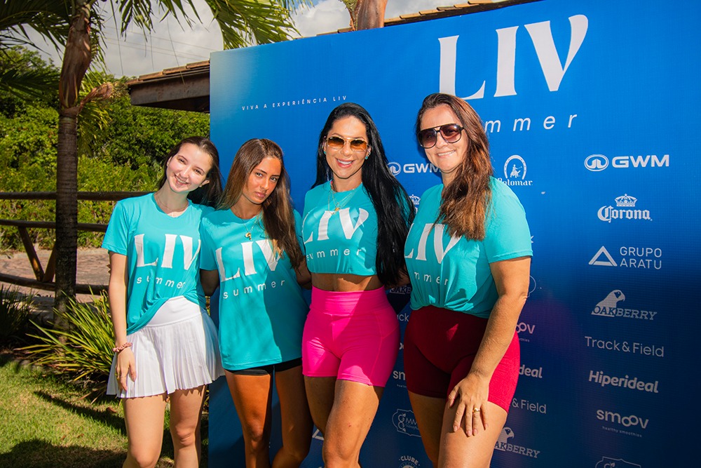 Milena Romeu, Sophia Aragão, Clarice Aragão e Eli Cima