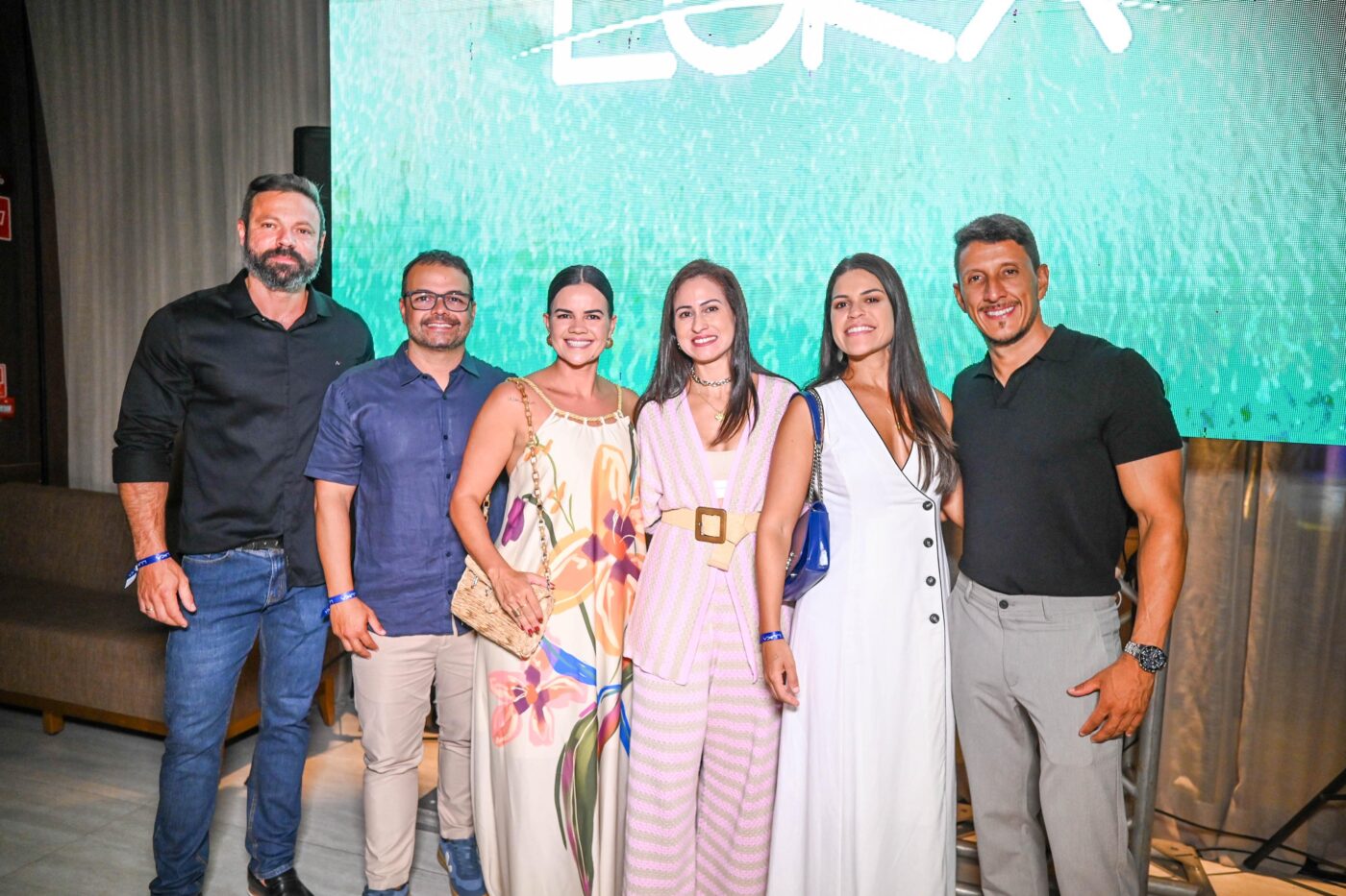 Clebson Galdino, Lucas, Daiane Passos, Cristina Aguiar, Juliana Pergentino e Anderson Silva