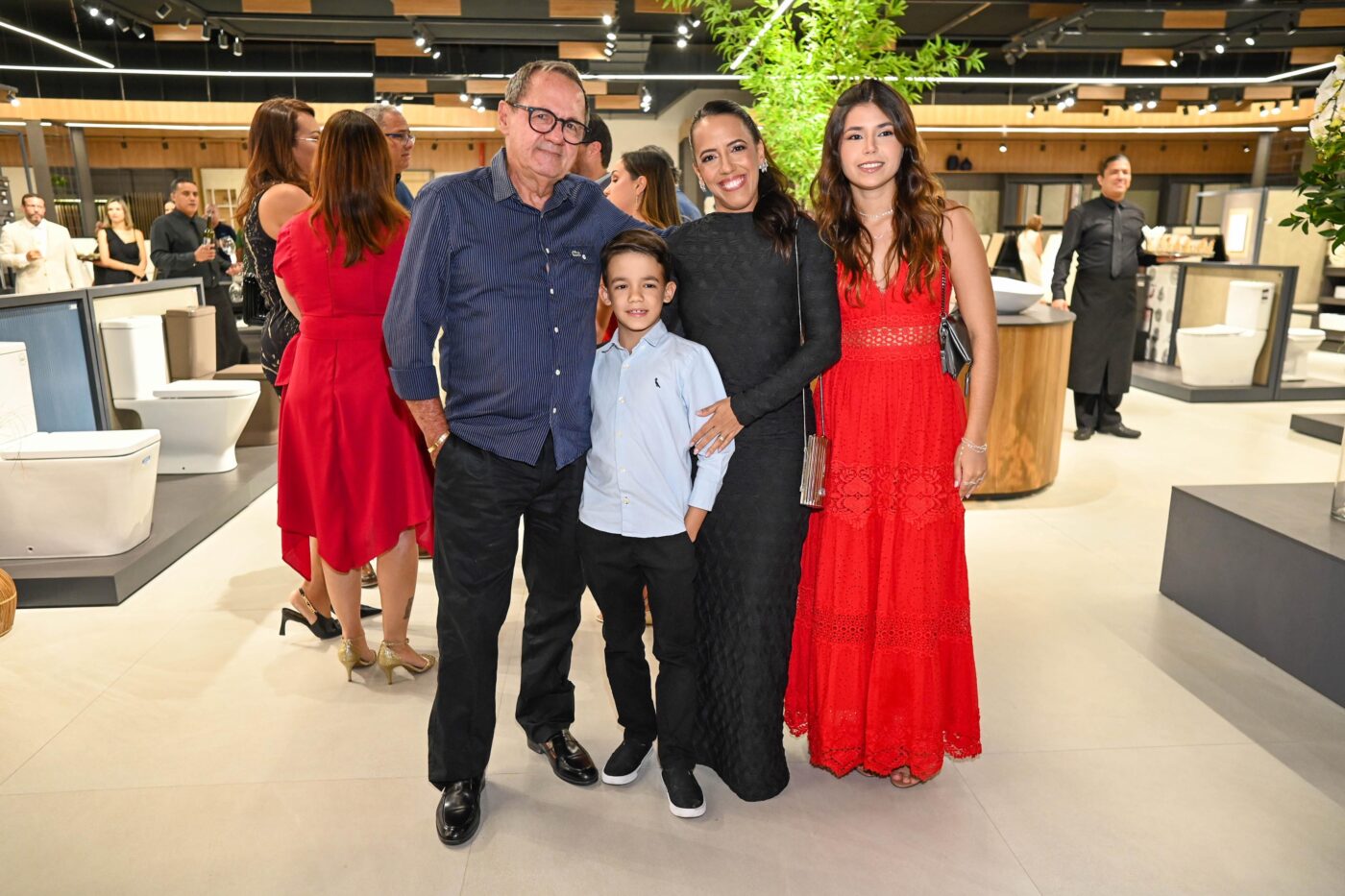 Antônio Francisco Sala, Diana, Guilherme Nascimento e Rebeca Sala