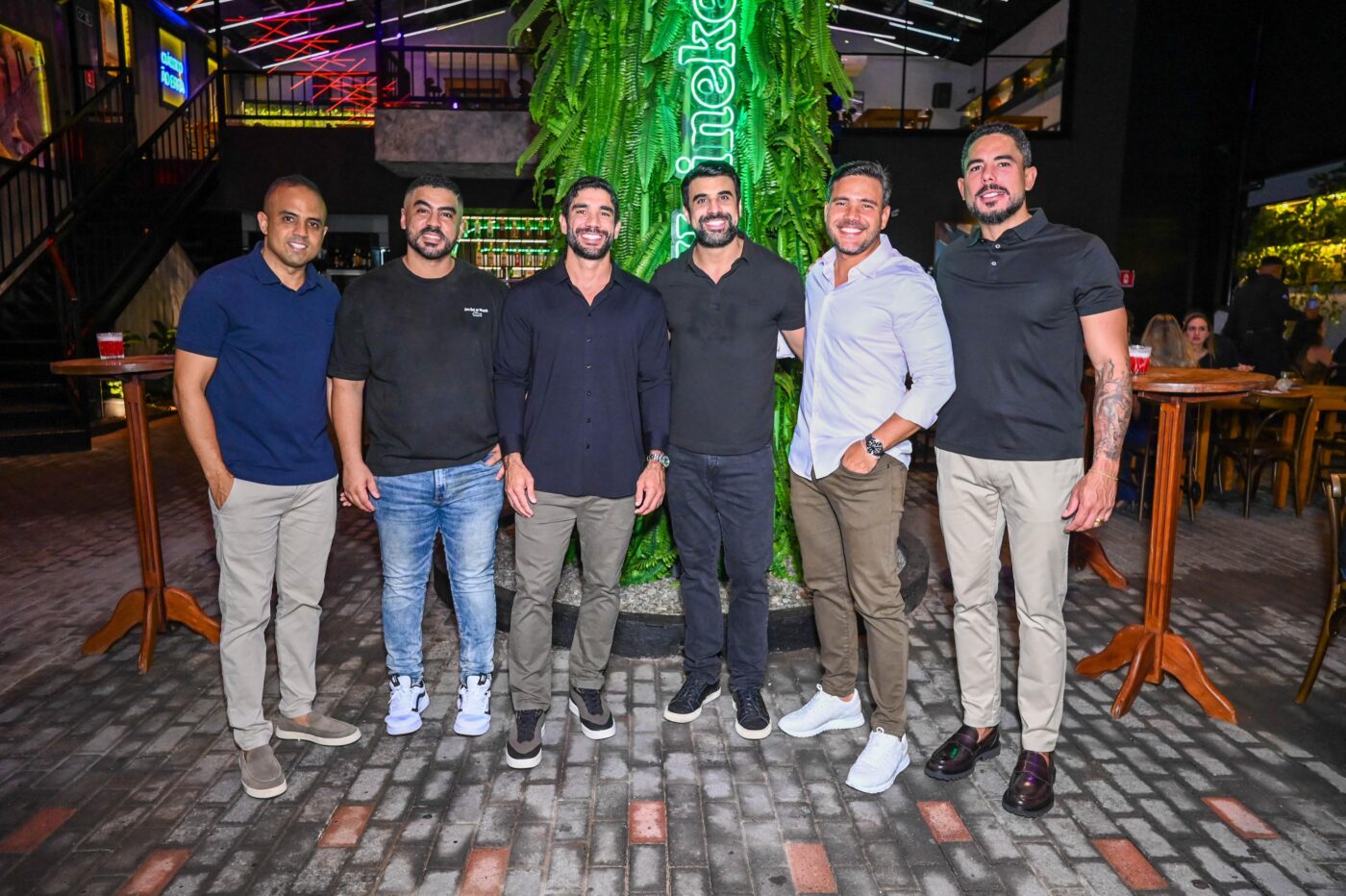 Nuno Jr, Jamil Maximo, Gustavo Nilo, Thiago Hanna, Henrique Almeida e Jonathan Café