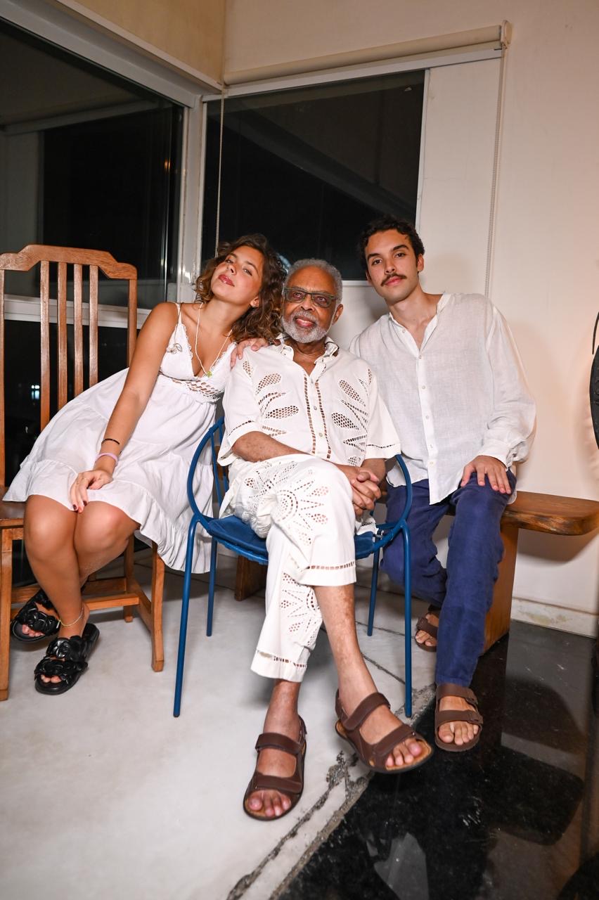 Flor, Gilberto e Bento Gil