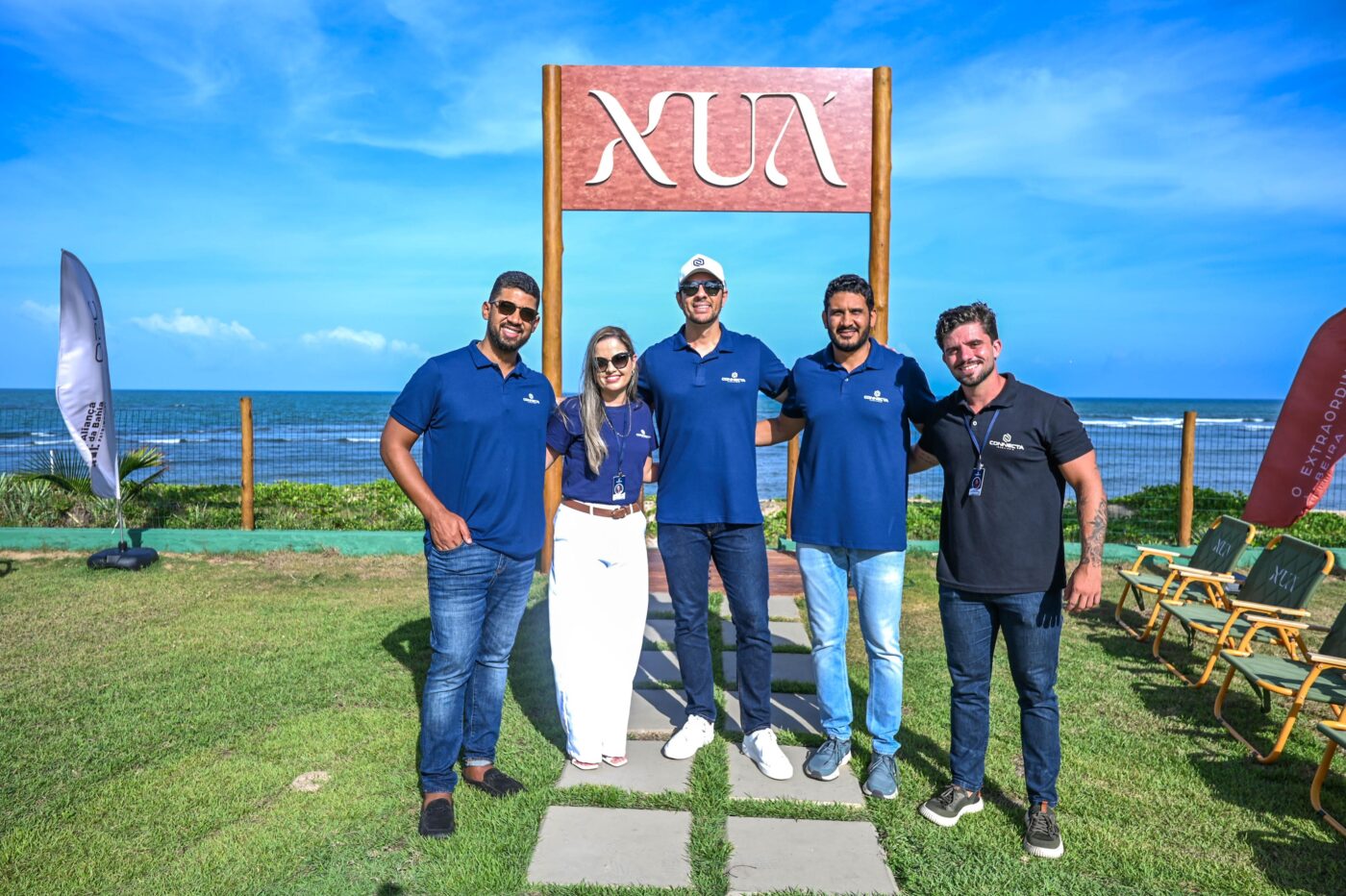 Tiago Oliveira, Lilia Oliveira, Pablo Ribeiro, Diego e Antonio Camandaroba