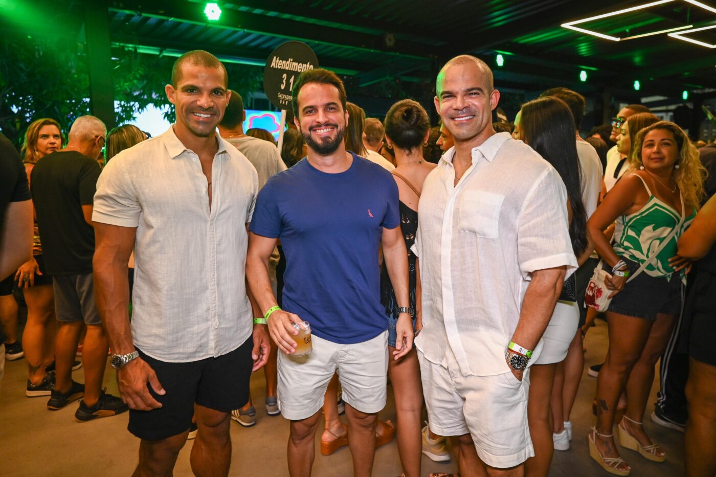 Eli Filho, Rafael Santana e Moisés Dantas