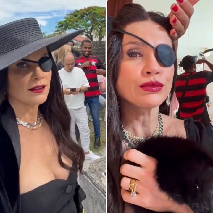 Flávia Alessandra mostra gravações de novela paralisadas por conta do jogo do Flamengo: ‘Tá um clima’