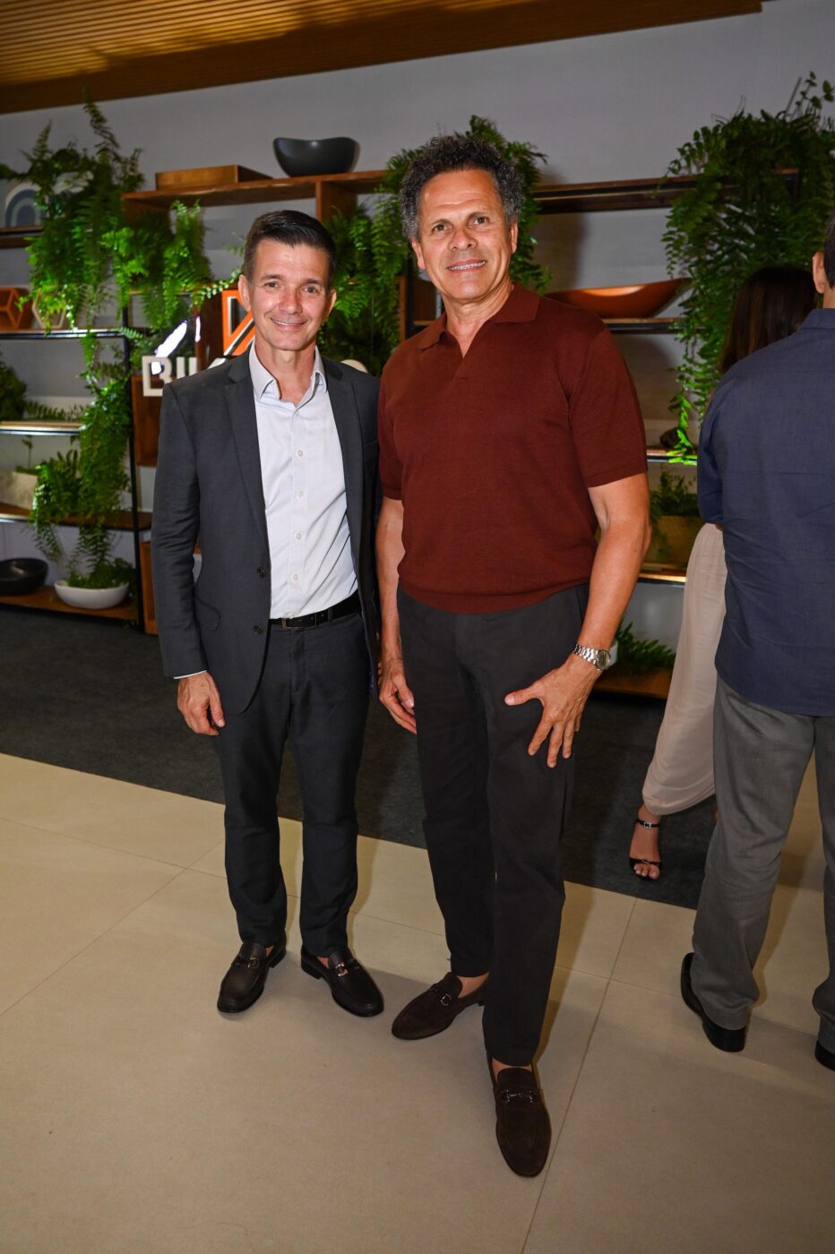 Marcio Nascimento e Silvio Santos