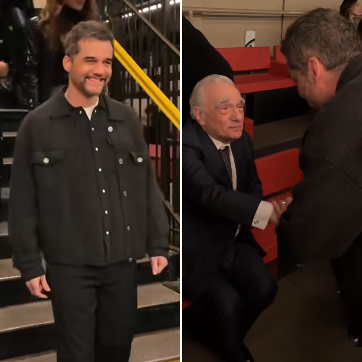 Wagner Moura encontra Martin Scorsese durante desfile da Chanel, em Nova York