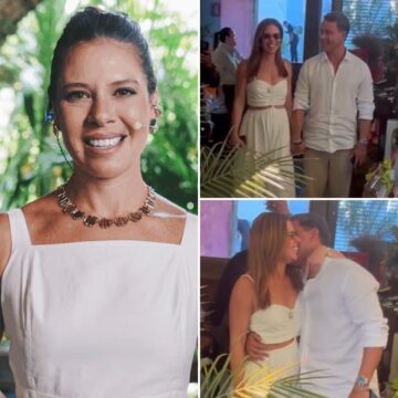 Camila Marinho ganha surpresa de aniversário em restaurante de Salvador