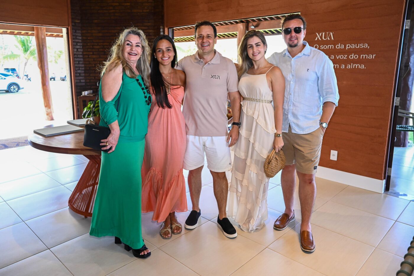Fátima, Duda, Marcelo Castro Lima, Sara Grossmann e Rafael Castro Lima