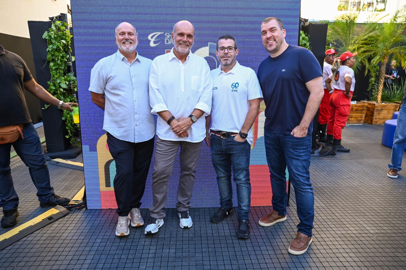 Ricardo, Ewerton Visco, Wilton Oliveira e Vicente Avellar