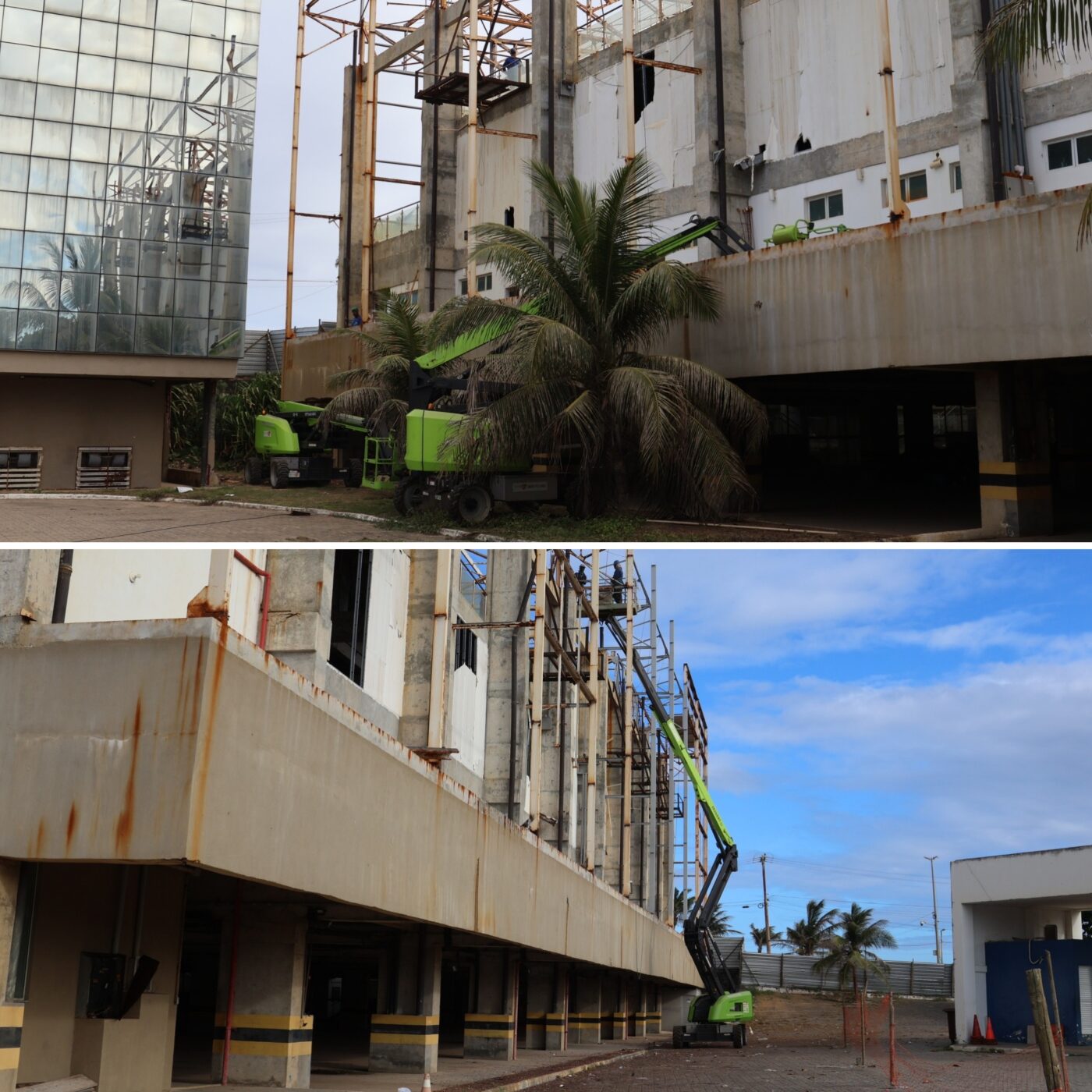 Com investimento de R$ 11,3 milhões, reforma da Arena de Esportes da Bahia avança em Lauro de Freitas