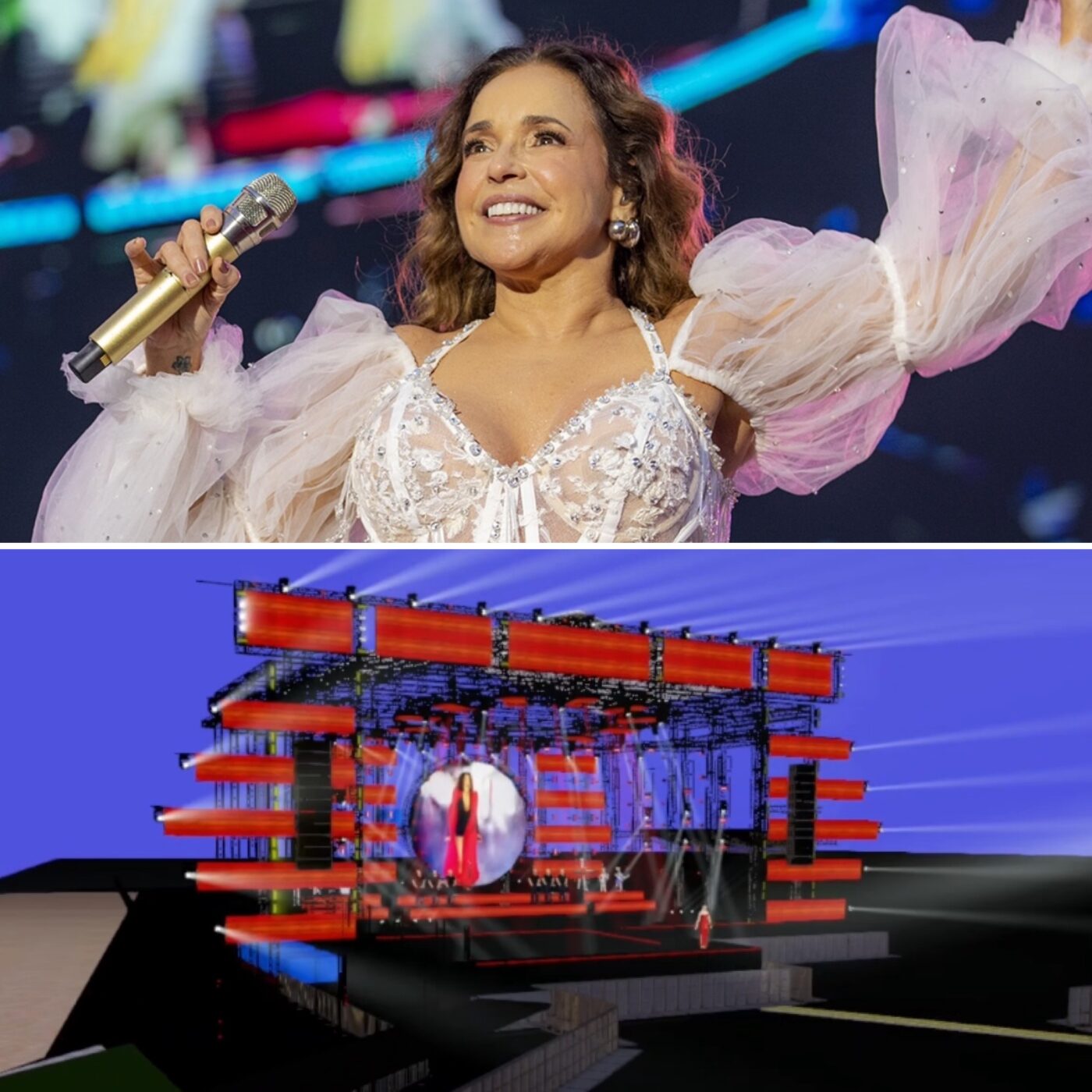 Palco do Pôr do Som terá passarela de 40 metros, conceito vazado e painéis de LED