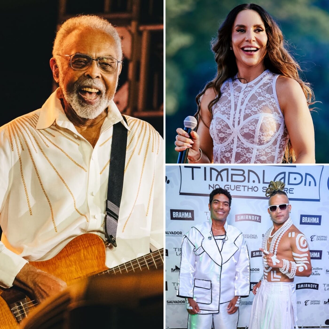 Gilberto Gil, Ivete com Osba, Timbalada e exposições: confira a Agenda Cultural de Salvador e RMS