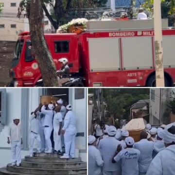 Cortejo de Mãe Carmen reúne multidão em Salvador