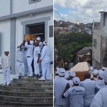 Cortejo de Mãe Carmen reúne multidão em Salvador